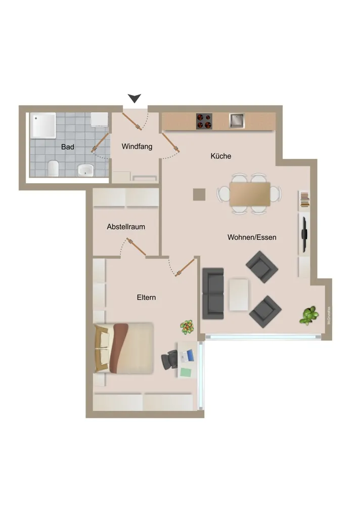 2 Zimmer Wohnung mit 82 m² in Bremen – Bild 7