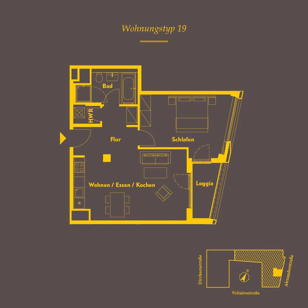 2 room apartment with 60 m² in Berlin – Photo 5