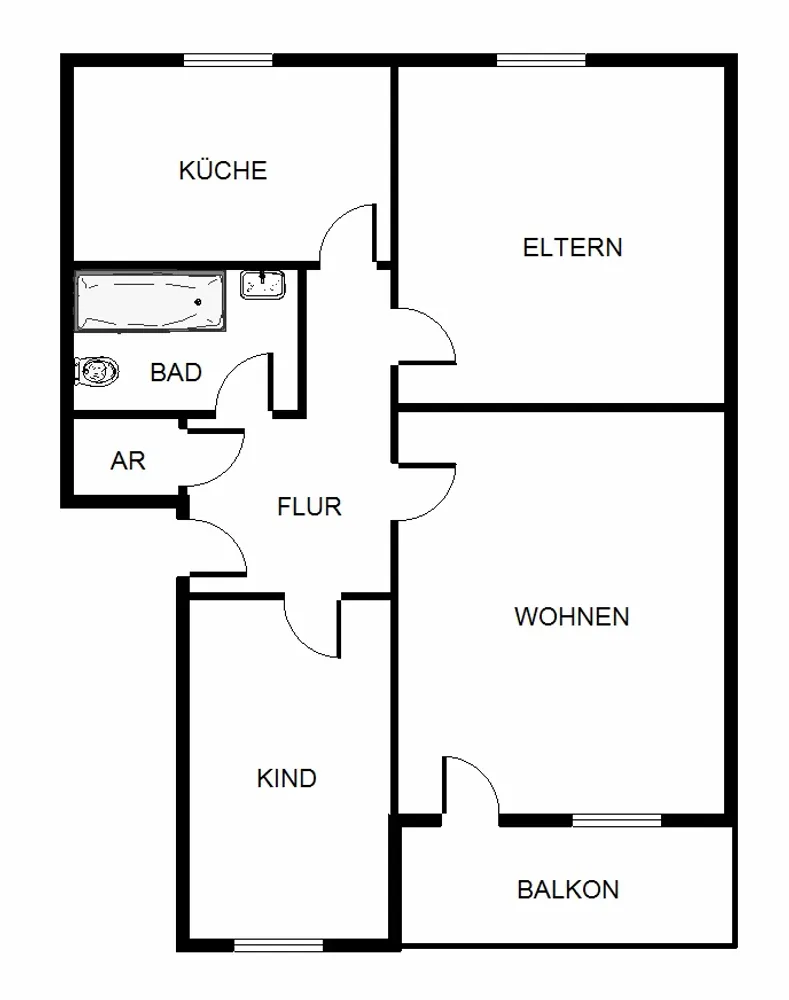 3 Zimmer Wohnung mit 69 m² in Castrop-Rauxel – Bild 9