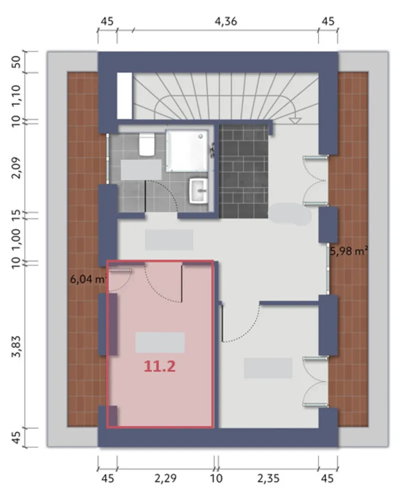 1 Zimmer Wohnung mit 33 m² in Freiburg im Breisgau – Bild 5