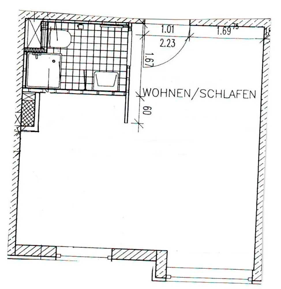 1 room apartment with 29 m² in Magdeburg – Photo 7