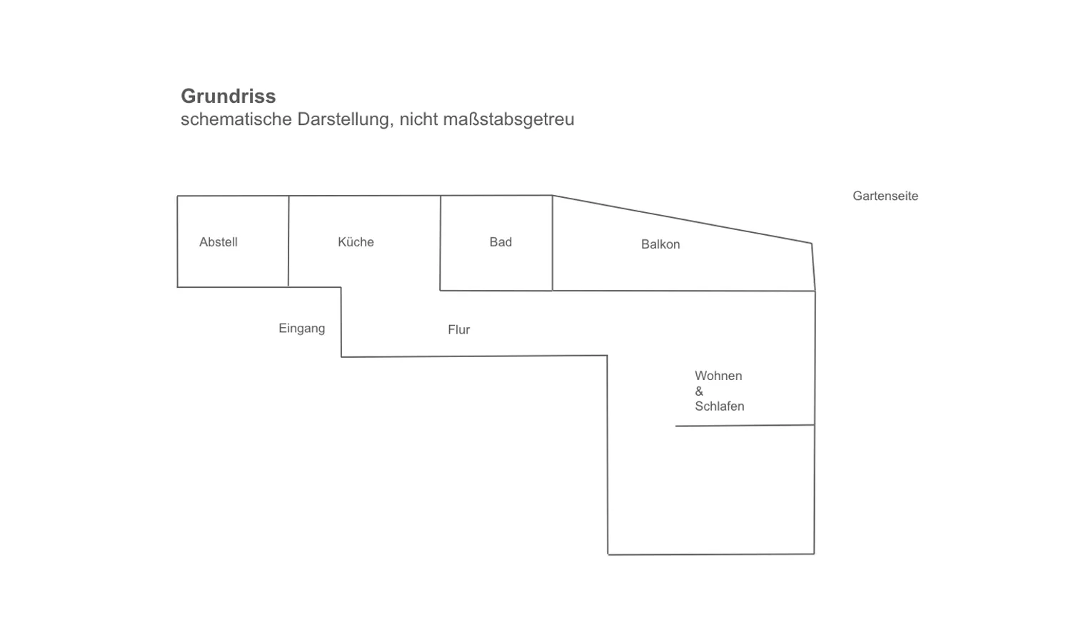2 Zimmer Wohnung mit 64 m² in Hamburg – Bild 1