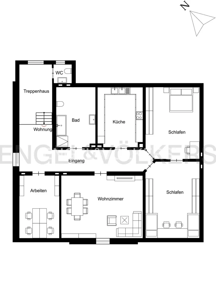 4 Zimmer Wohnung mit 100 m² in Unna – Bild 8