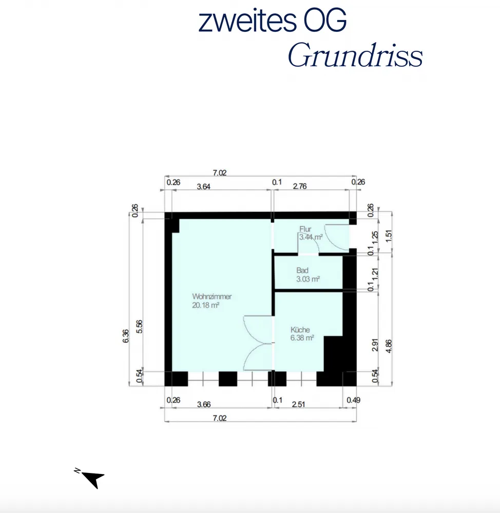 1 Zimmer Wohnung mit 33 m² in Berlin – Bild 2