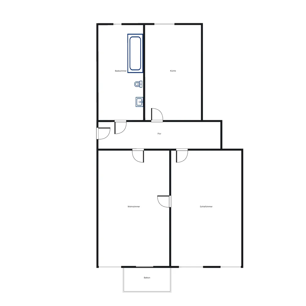 2 Zimmer Wohnung mit 51 m² in Berlin – Bild 2