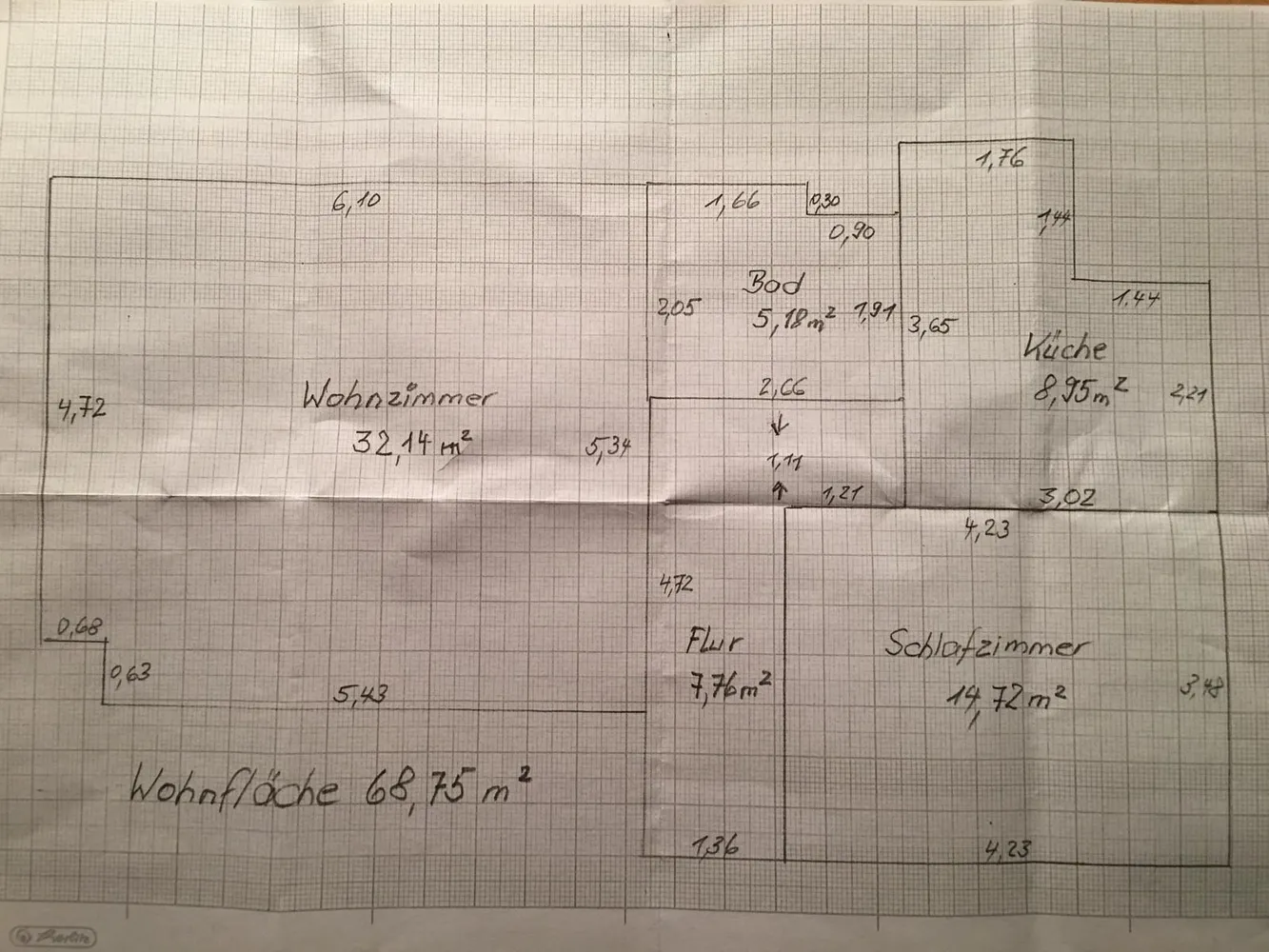 2 Zimmer Wohnung mit 69 m² in Ludwigshafen am Rhein – Bild 2