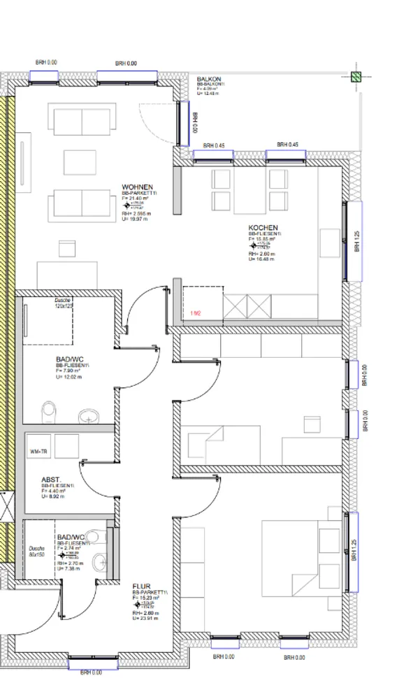 3 Zimmer Wohnung mit 101 m² in Bielefeld – Bild 2