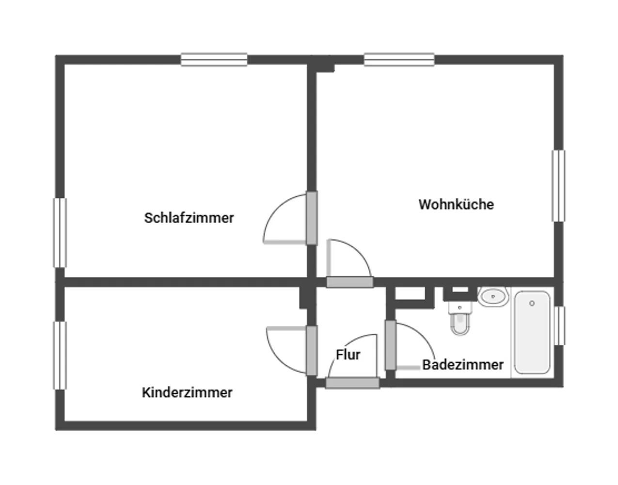 3 room apartment with 49 m² in Bochum – Photo 3