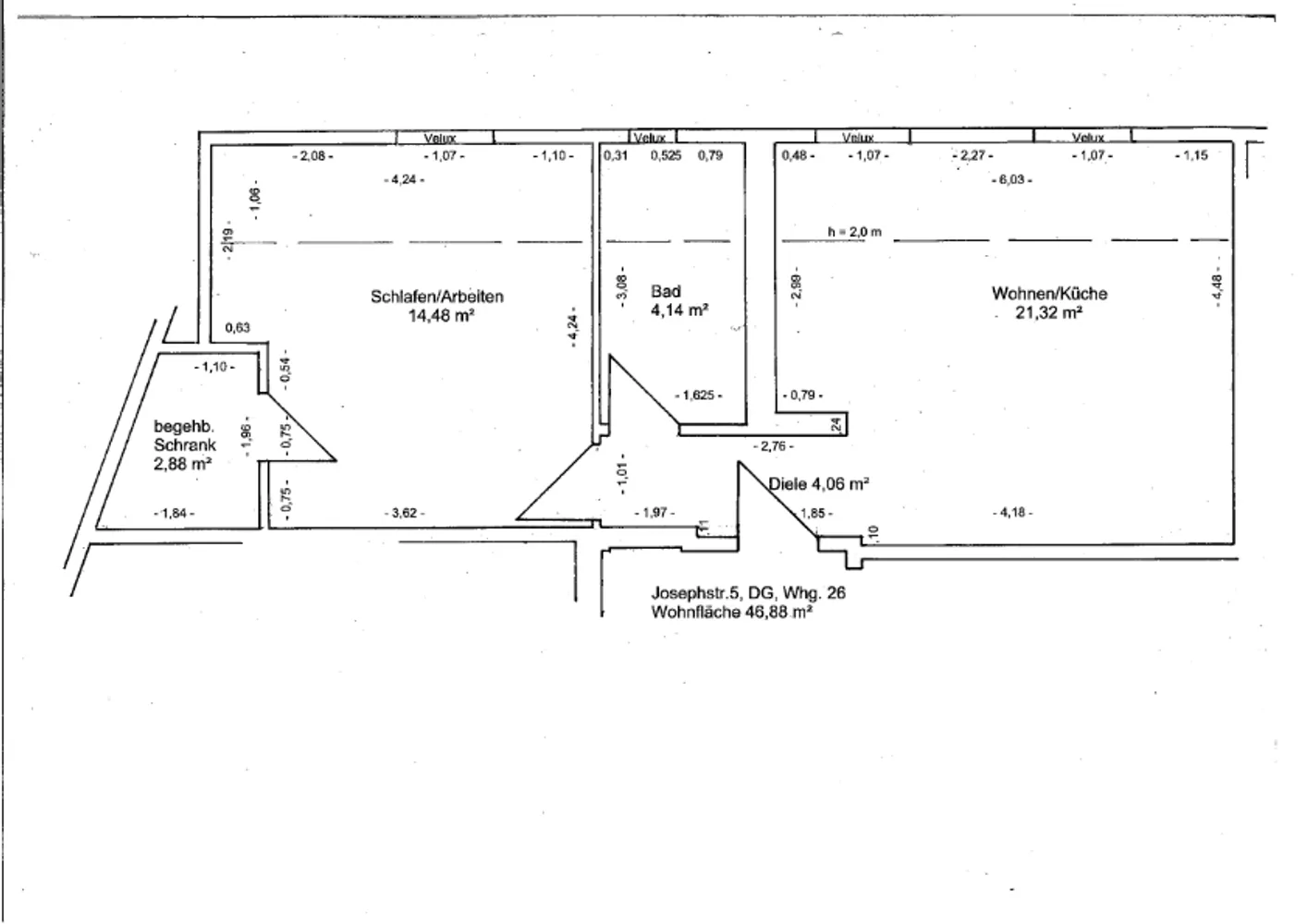 2 room apartment with 47 m² in Dortmund – Photo 8