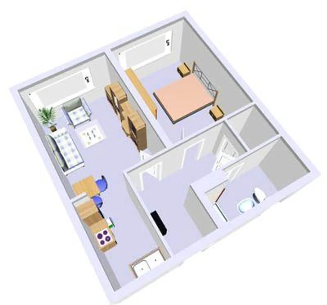 2 Zimmer Wohnung mit 48 m² in Kiel – Bild 2
