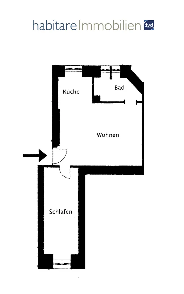2 Zimmer Wohnung mit 42 m² in Berlin – Bild 6