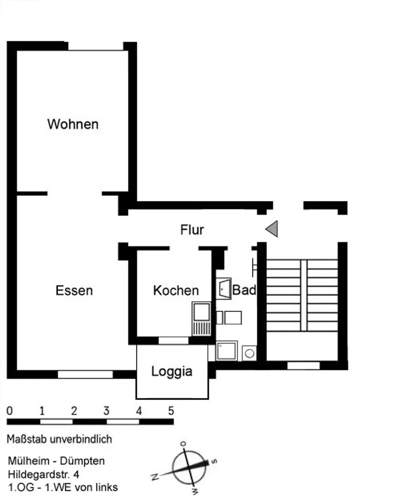 2 Zimmer Wohnung mit 48 m² in Mülheim an der Ruhr – Bild 4