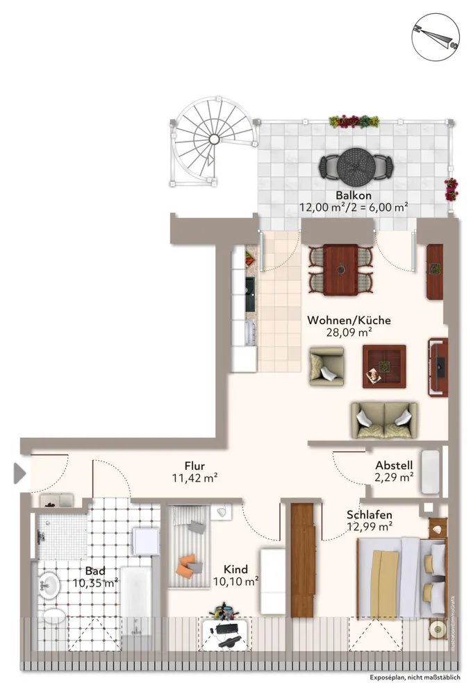3 room apartment with 81 m² in Magdeburg – Photo 10