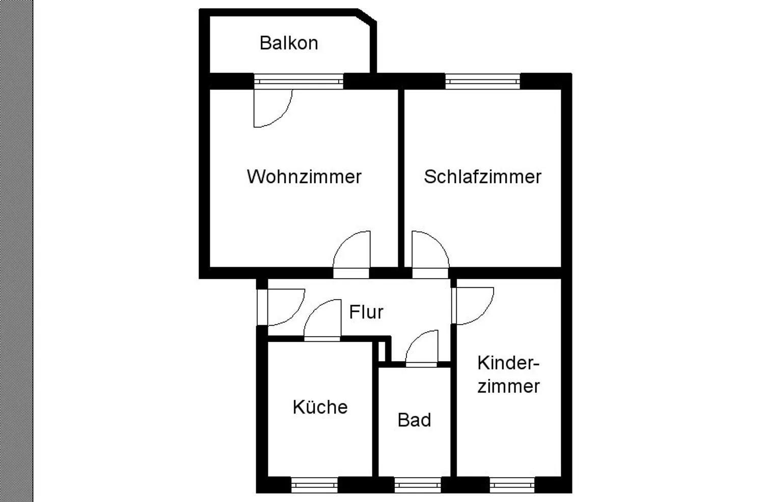 3 Zimmer Wohnung mit 67 m² in Weißenfels – Bild 2
