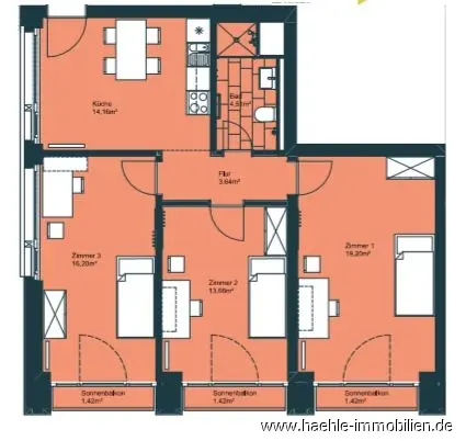 4 Zimmer Wohnung mit 73 m² in Dresden – Bild 10