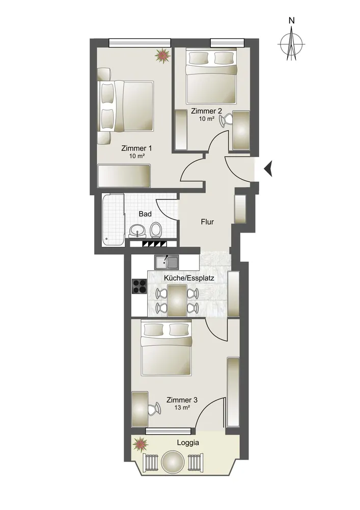 WG-Zimmer mit 10 m² in München – Bild 5