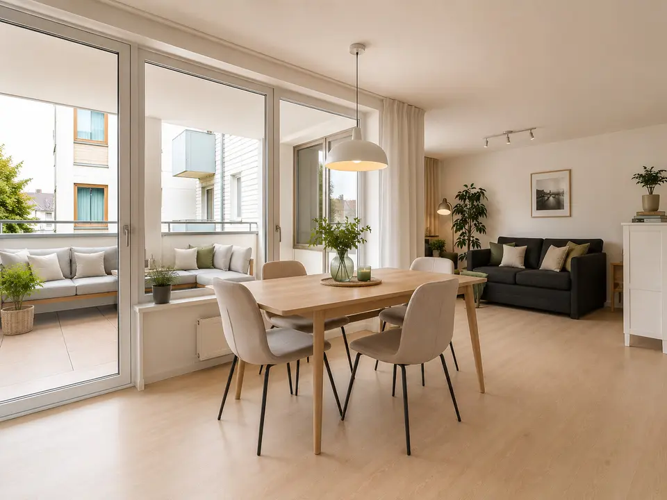 2 room apartment with 59 m² in Neu-Ulm – Photo 7
