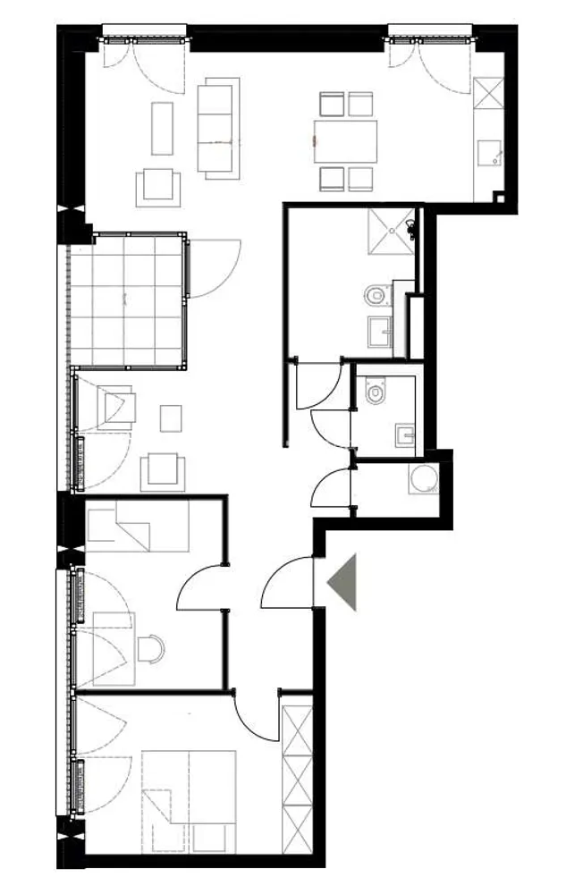 3 room apartment with 88 m² in Bremen – Photo 4