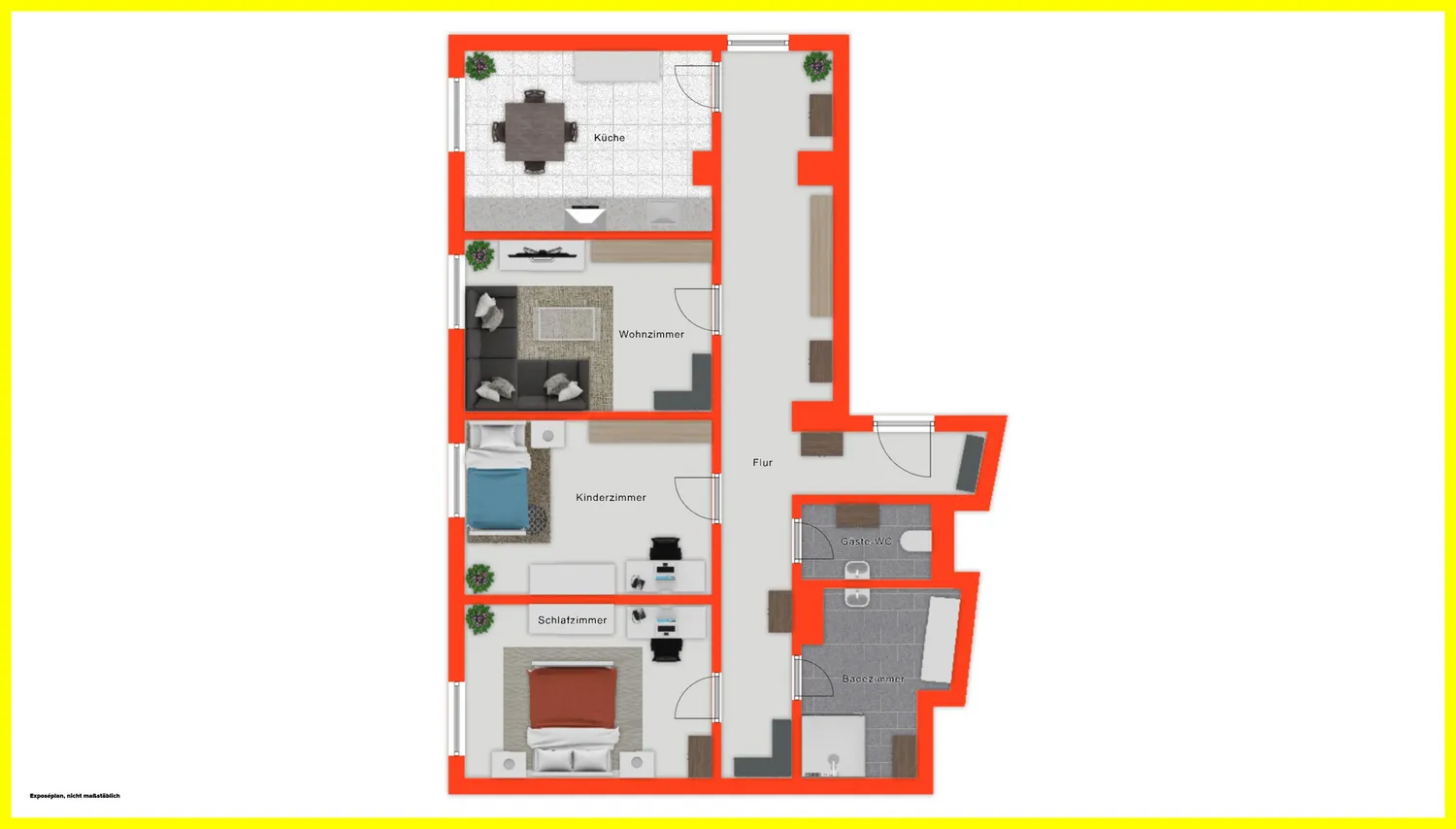 3 room apartment with 80 m² in Augsburg – Photo 7
