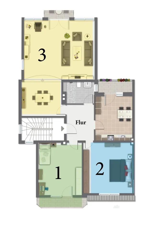 1 Zimmer Wohnung mit 55 m² in Hanau – Bild 6