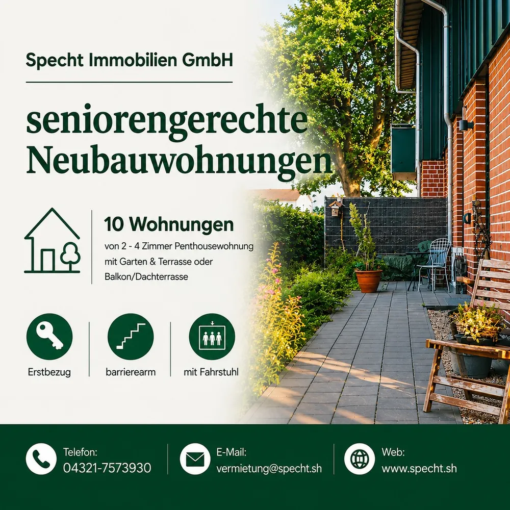 2 room apartment with 45 m² in Neumünster – Photo 1