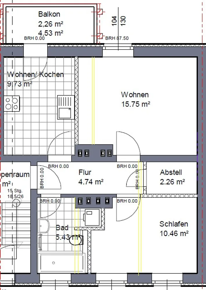 2 room apartment with 51 m² in Magdeburg – Photo 5
