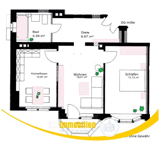 2 room apartment with 61 m² in Freital – Photo 9