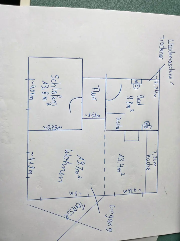 2 Zimmer Wohnung mit 60 m² in Minden – Bild 5