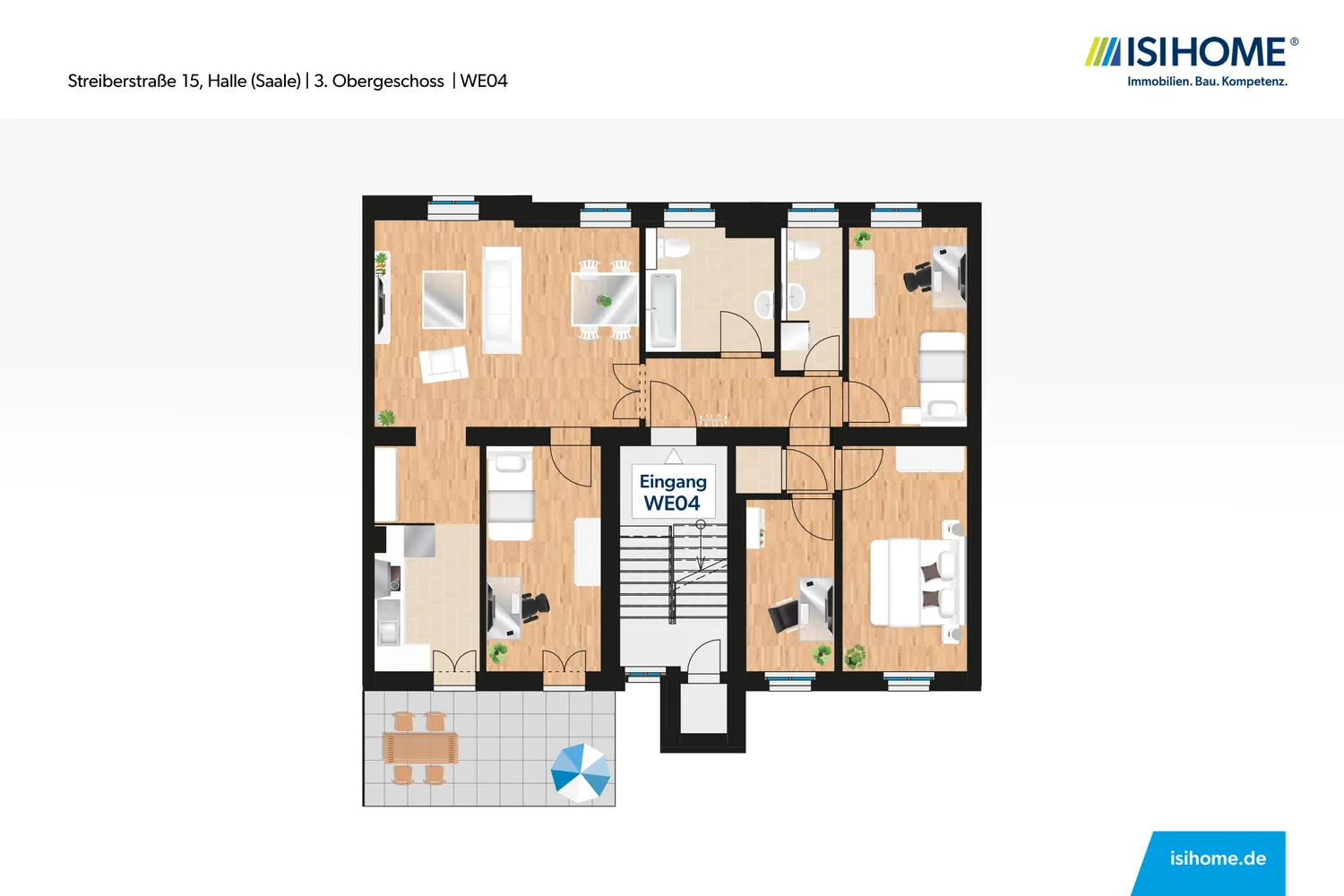 5 room apartment with 107 m² in Halle (Saale) – Photo 3