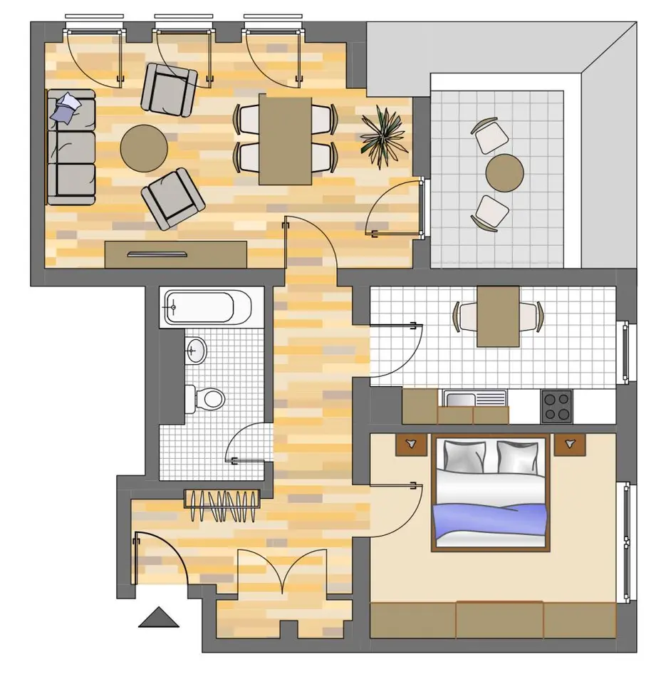 2 Zimmer Wohnung mit 64 m² in Dortmund – Bild 3