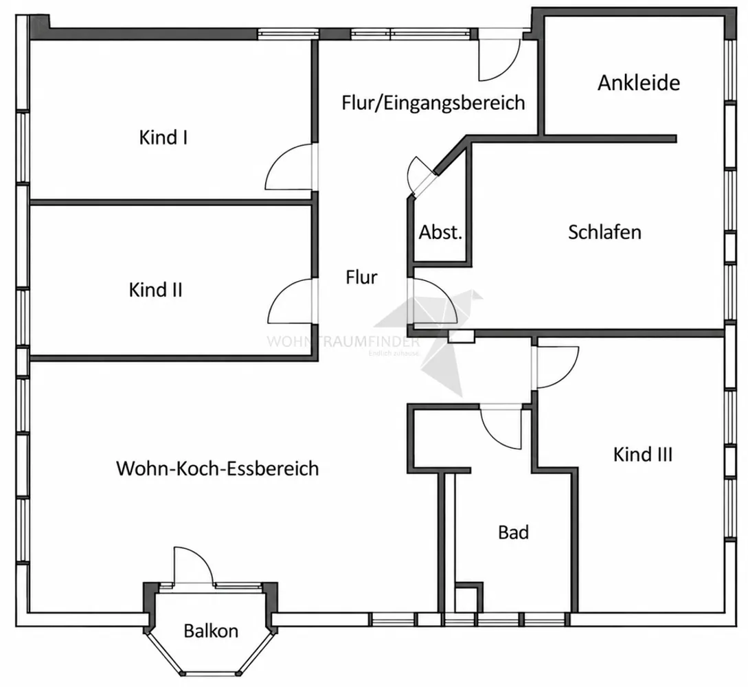 5 Zimmer Wohnung mit 106 m² in Chemnitz – Bild 2