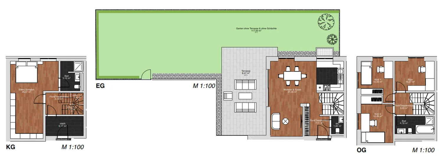 5 Zimmer Wohnung mit 126 m² in München – Bild 6
