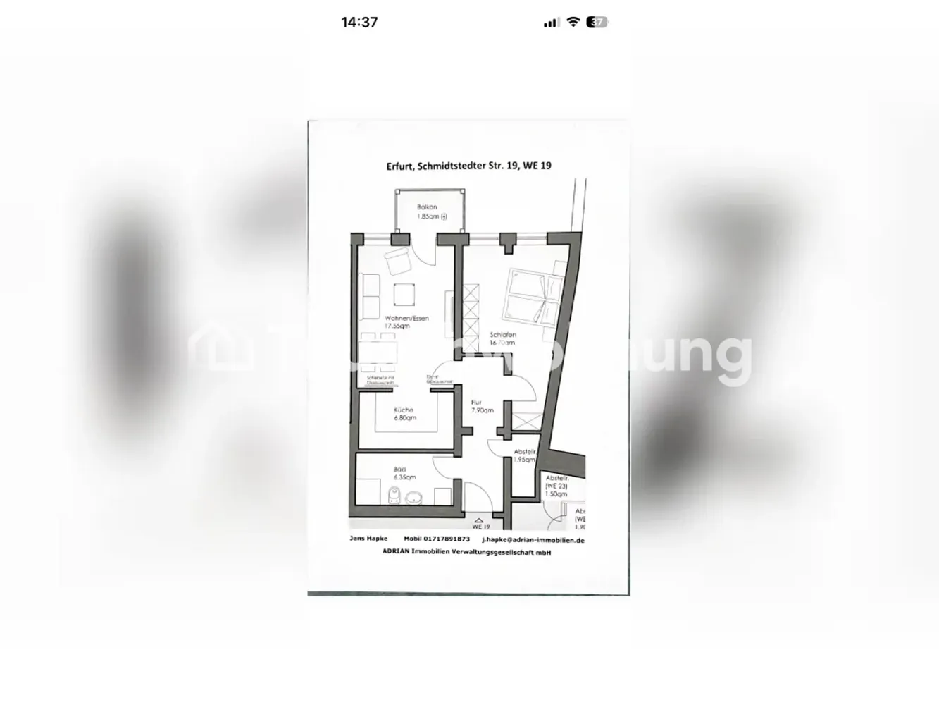 3 Zimmer Wohnung mit 62 m² in Erfurt – Bild 3