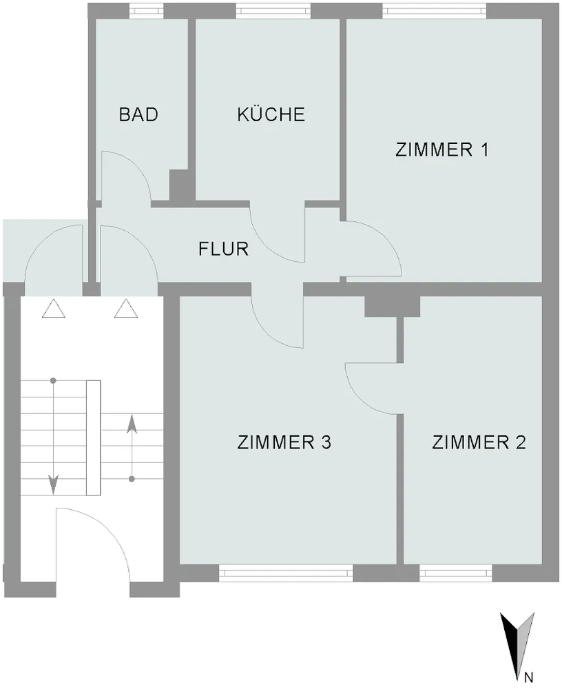 3 room apartment with 52 m² in Bremen – Photo 2