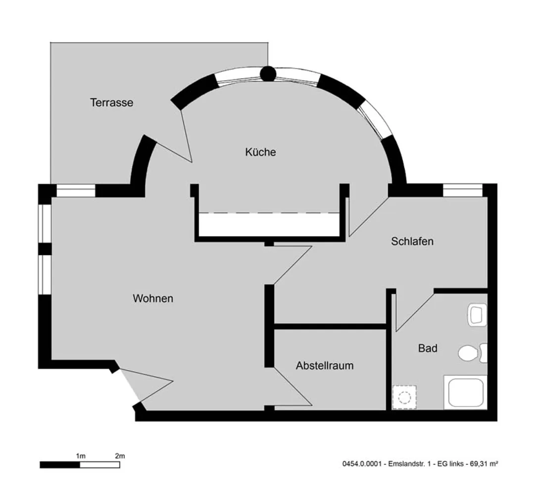2 Zimmer Wohnung mit 69 m² in Hannover – Bild 2