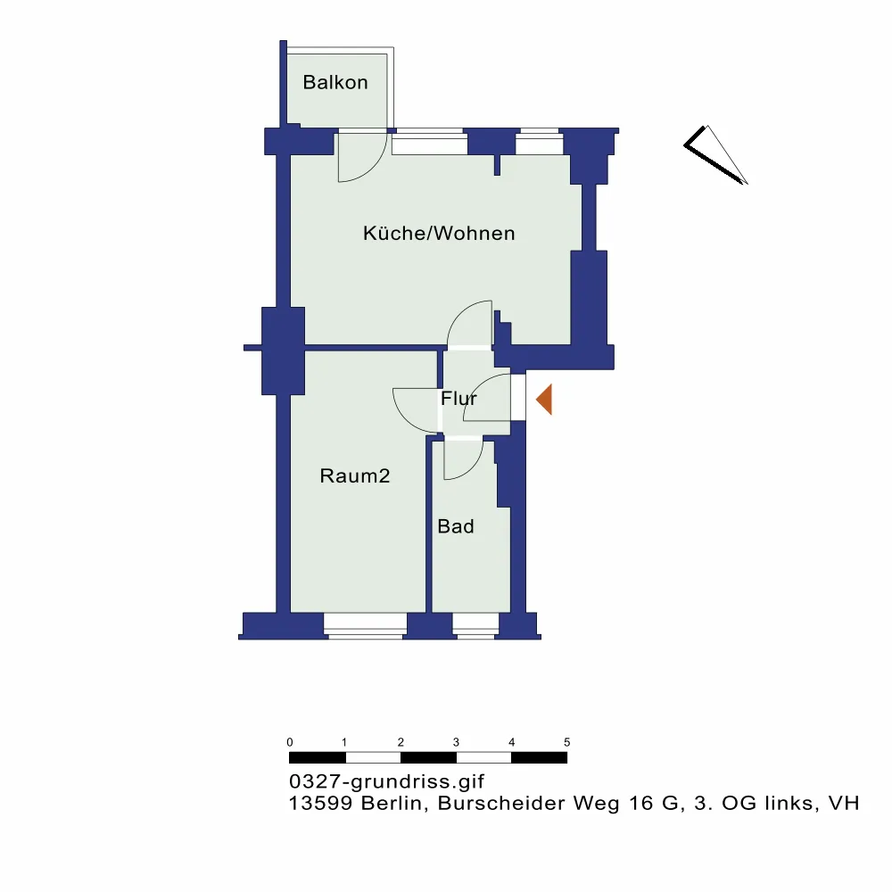 1 Zimmer Wohnung mit 36 m² in Berlin – Bild 6