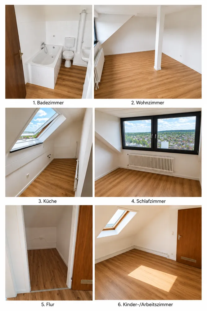 4 Zimmer Wohnung mit 60 m² in Wuppertal – Bild 1