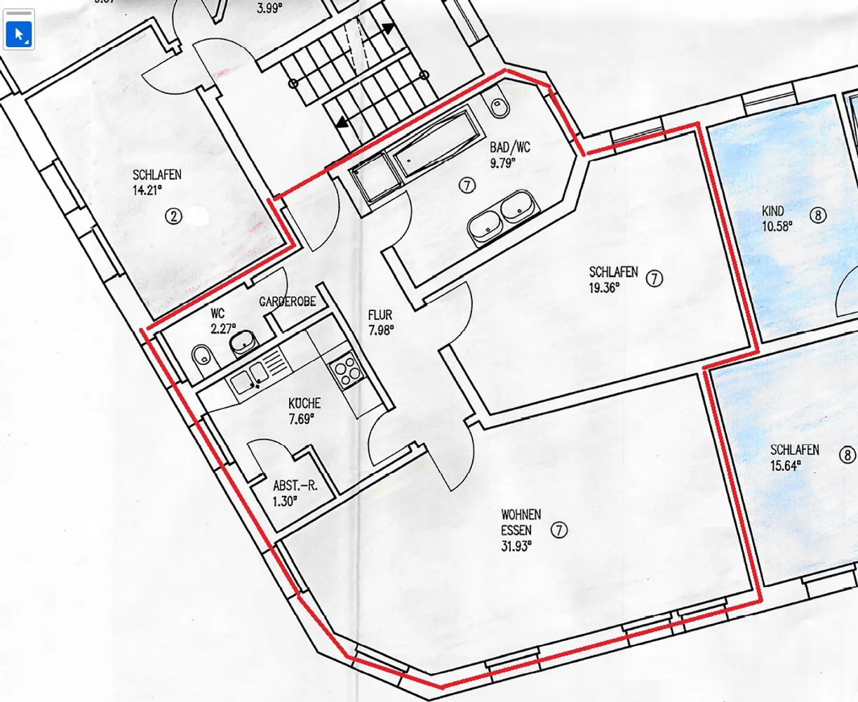 2 Zimmer Wohnung mit 80 m² in Gera – Bild 1