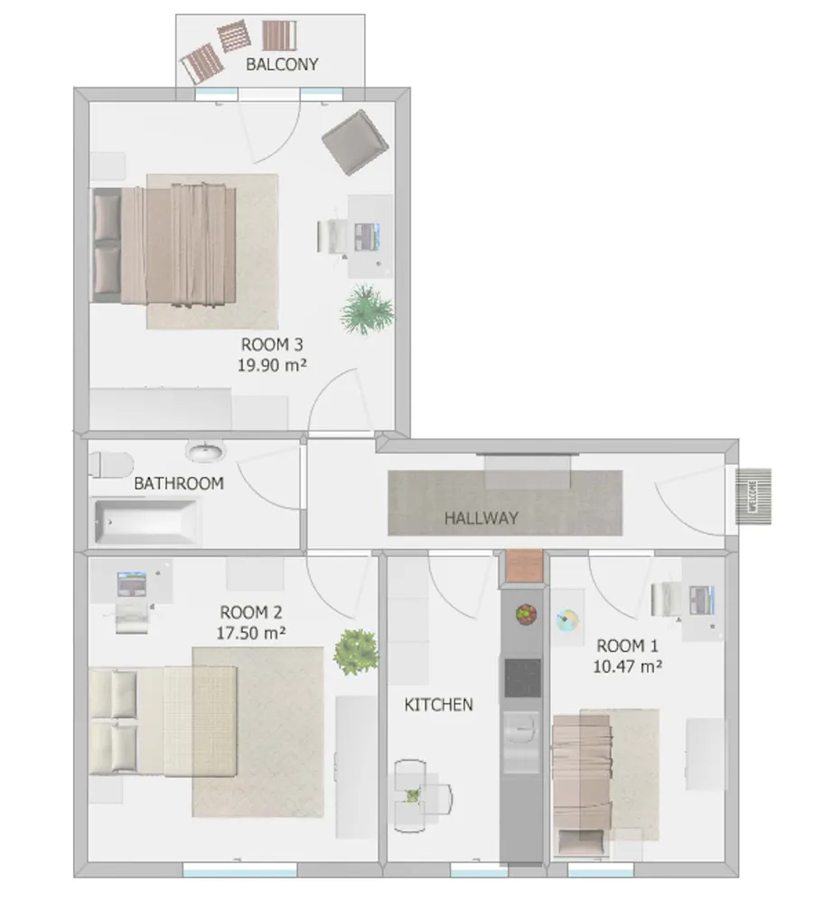 WG-Zimmer in München – Bild 2