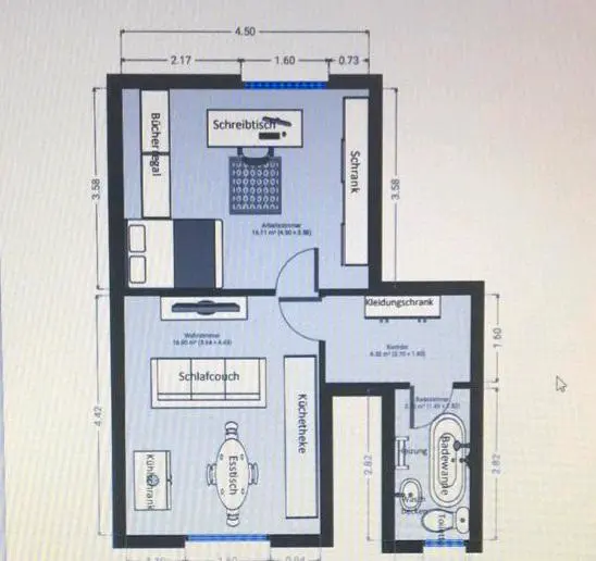 3 Zimmer Wohnung mit 46 m² in Gelsenkirchen – Bild 5
