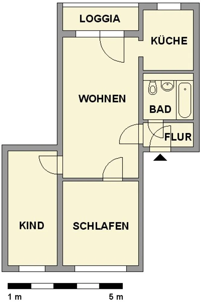 3 Zimmer Wohnung mit 57 m² in Chemnitz – Bild 6