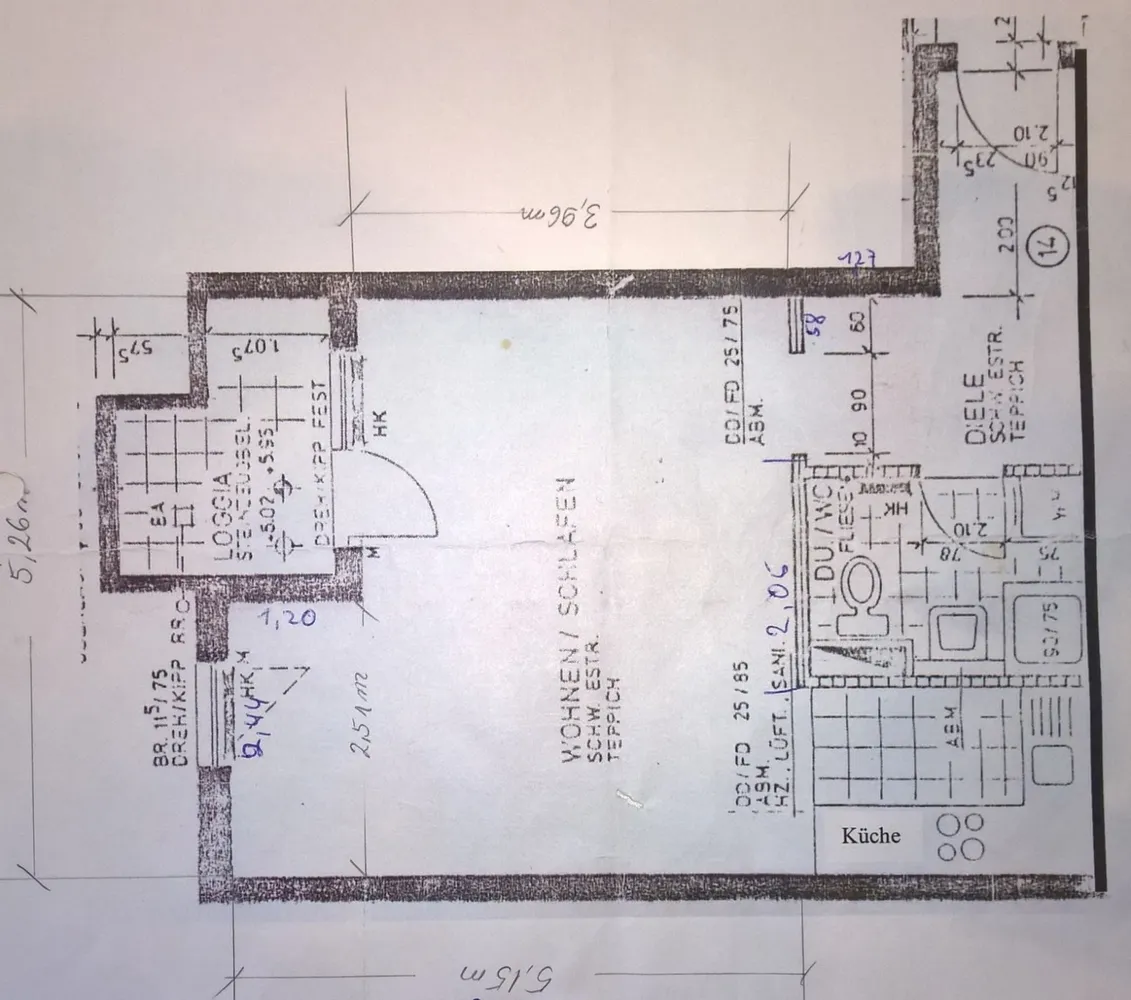2 Zimmer Wohnung mit 40 m² in Mannheim – Bild 11