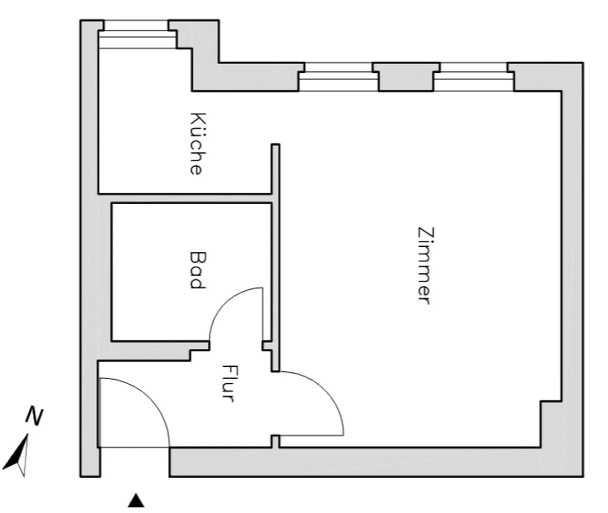 1 room apartment with 33 m² in Berlin – Photo 8
