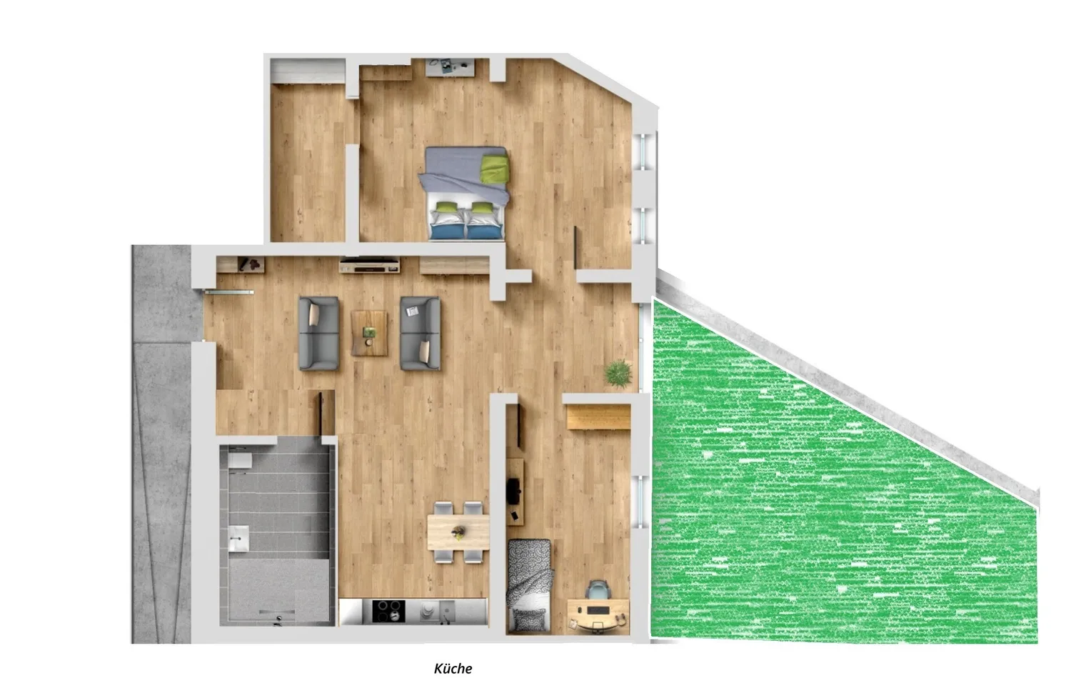 4 Zimmer Wohnung mit 111 m² in Bad Kreuznach – Bild 3