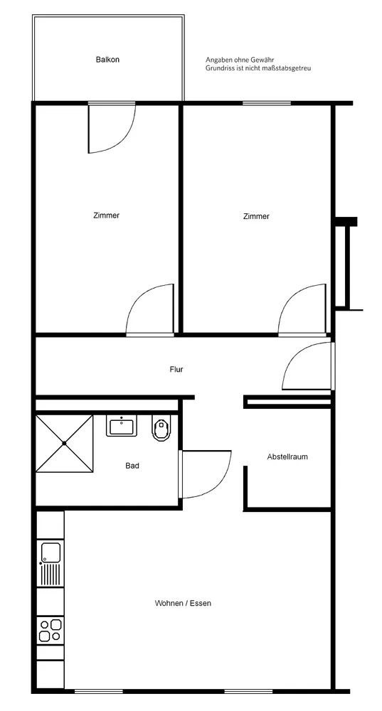 3 room apartment with 74 m² in Frankfurt am Main – Photo 4