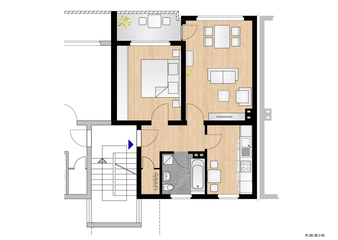 2 Zimmer Wohnung mit 54 m² in Duisburg – Bild 9