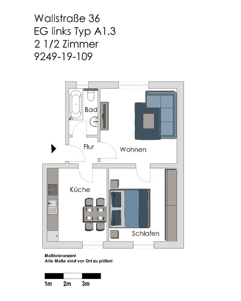 3 Zimmer Wohnung mit 55 m² in Gelsenkirchen – Bild 9