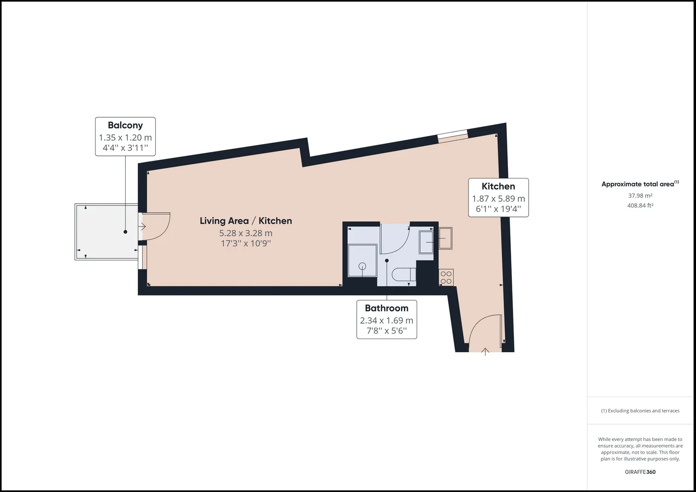 1 Zimmer Wohnung mit 39 m² in Berlin – Bild 6