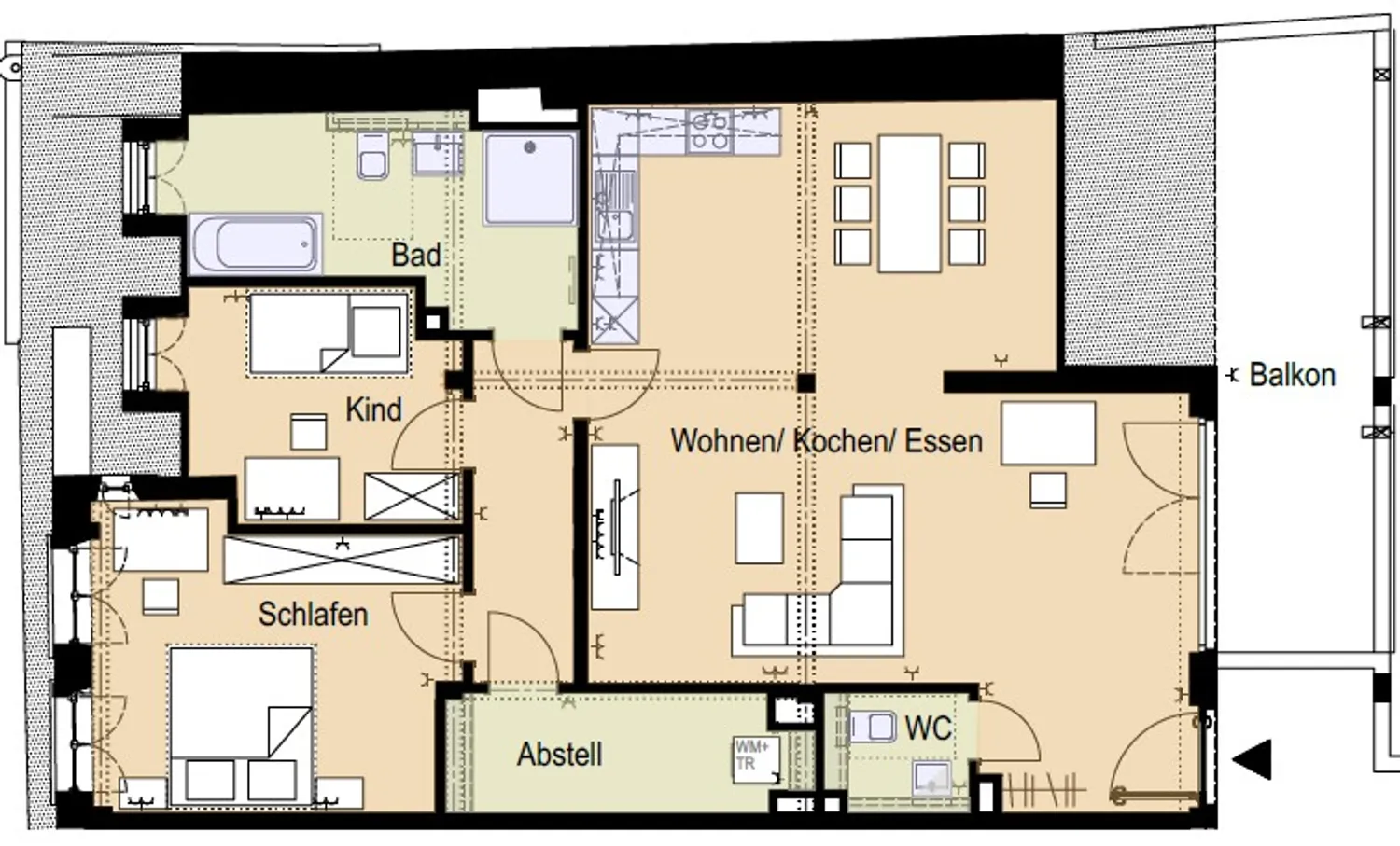 3 Zimmer Wohnung mit 114 m² in Augsburg – Bild 10