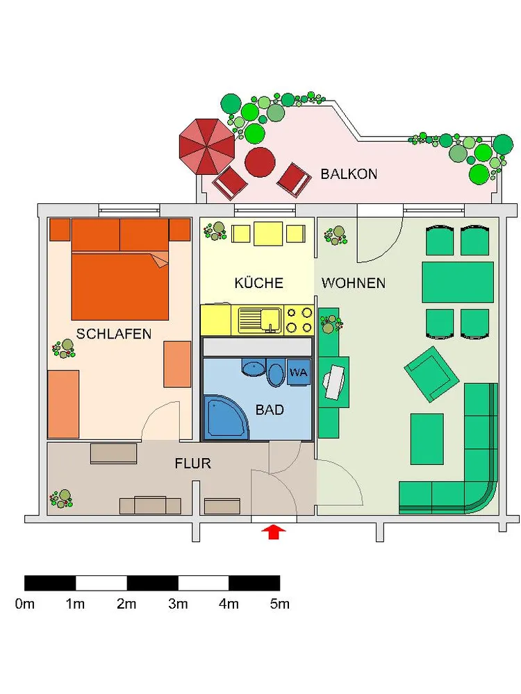 2 Zimmer Wohnung mit 53 m² in Chemnitz – Bild 2